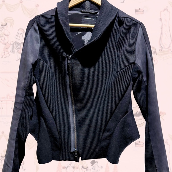 JNBY Leather Panel Jacket - Picture 2 of 7